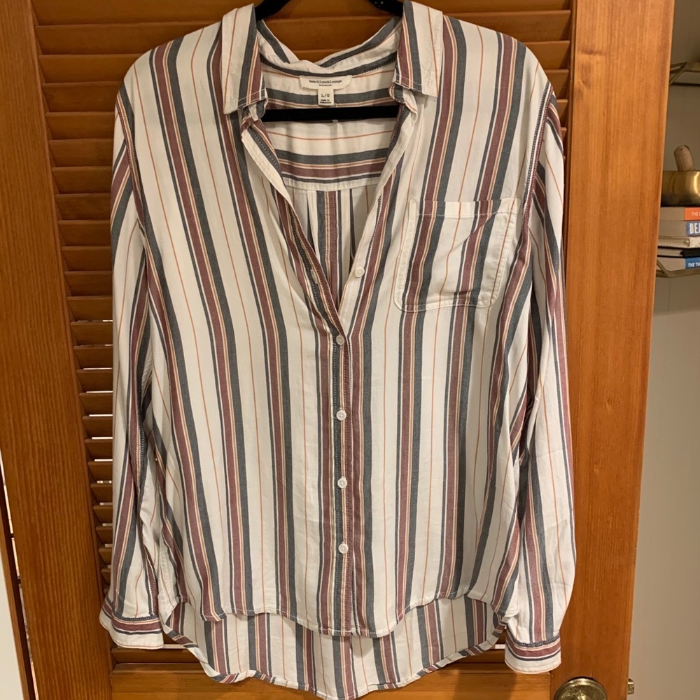 Striped Button Down Shirt